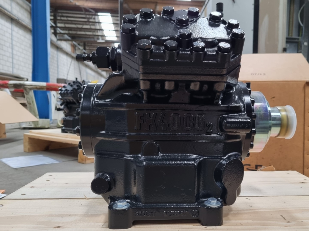 Brand new gea Bock FKX40/110 C02 T semihermetic reciprocating